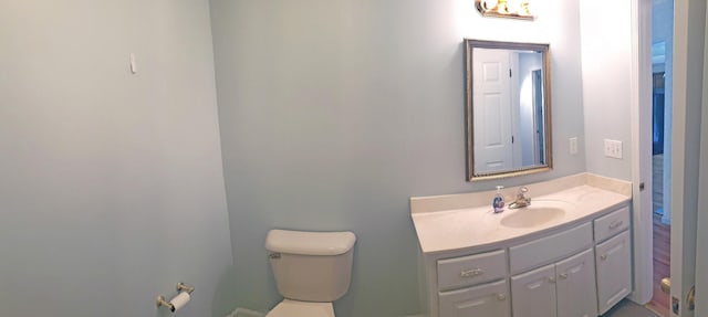 547 Grindstone Hollow Rd, Dickson, TN 37055 - half bathroom with toilet and vanity