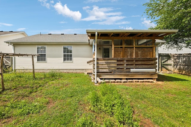 view of rear view of house