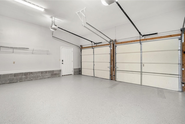 174 Hickory Ln, Jacksboro, TN 37757 - garage with a garage door opener