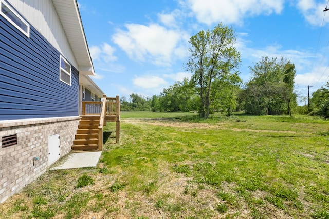 466 Lafayette Rd, Clarksville, TN 37042 - view of yard with stairs and a deck