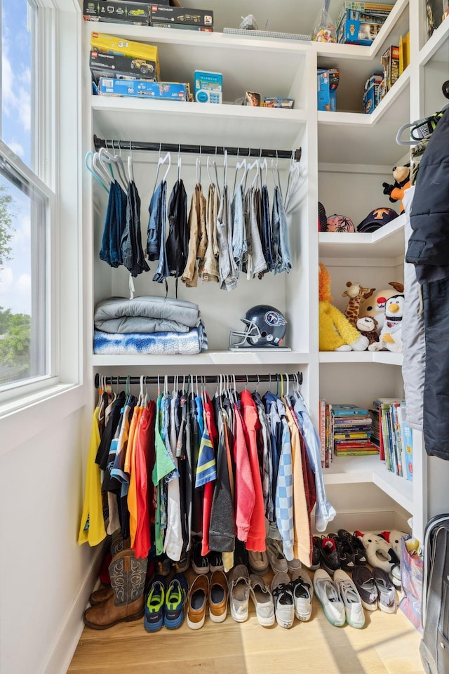 view of closet
