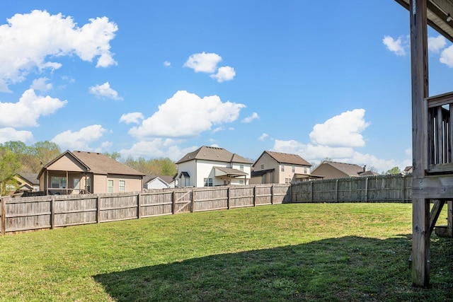 1277 Morstead Dr, Clarksville, TN 37042 - view of yard featuring a fenced backyard and a residential view