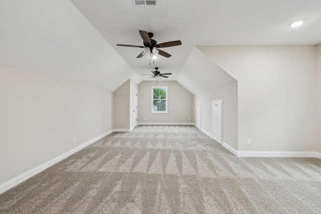 8020 Traditions Ln, Columbia, TN 38401 - additional living space featuring carpet, ceiling fan, visible vents, and baseboards