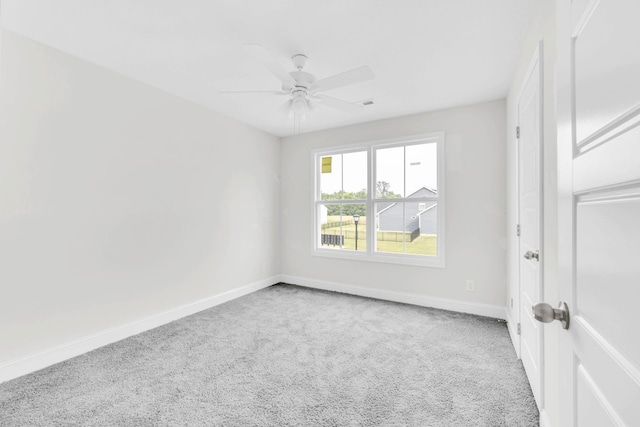 500 Herman Dr, Clarksville, TN 37042 - carpeted empty room featuring baseboards and ceiling fan