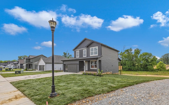 500 Herman Dr, Clarksville, TN 37042 - traditional-style home featuring driveway, a front lawn, and an attached garage