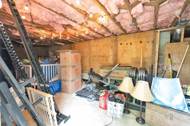 view of storage