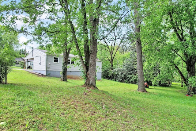 view of yard