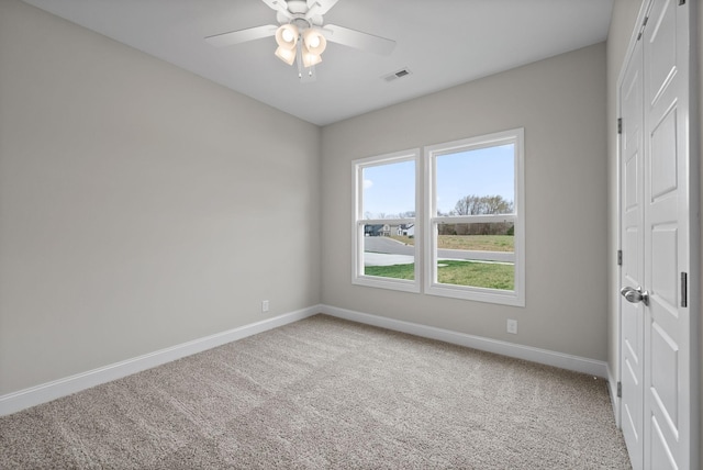 465 Herman Dr, Clarksville, TN 37042 - unfurnished room with baseboards, visible vents, and light carpet