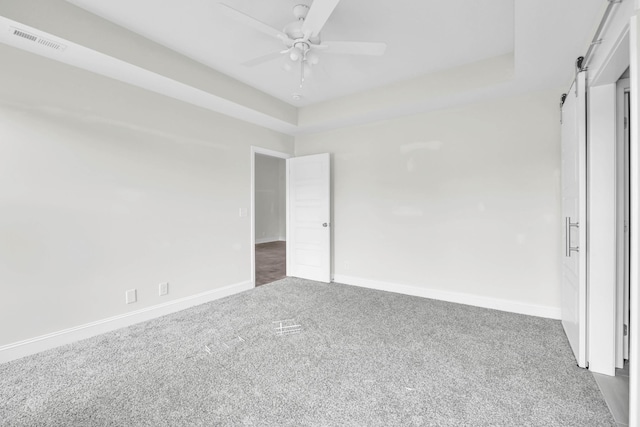 497 Herman Dr, Clarksville, TN 37042 - unfurnished bedroom featuring carpet flooring, baseboards, and a ceiling fan