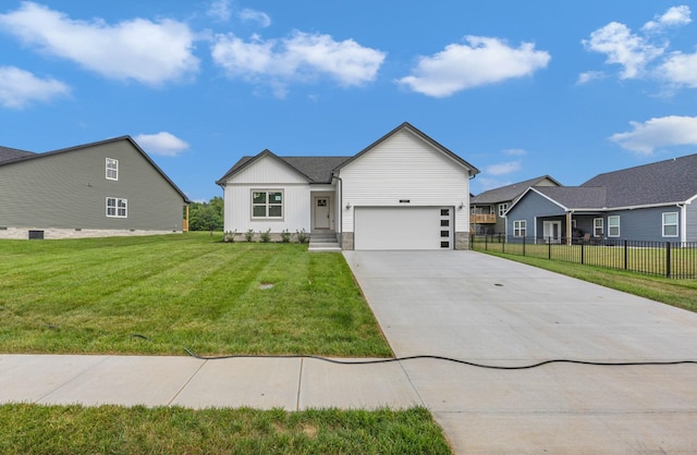 497 Herman Dr, Clarksville, TN 37042 - view of front facade featuring concrete driveway, a garage, and board and batten siding