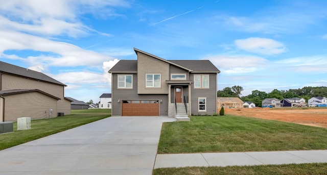 211 Donegal Dr, Clarksville, TN 37042 - view of front of house featuring a garage, driveway, a front yard, and a residential view