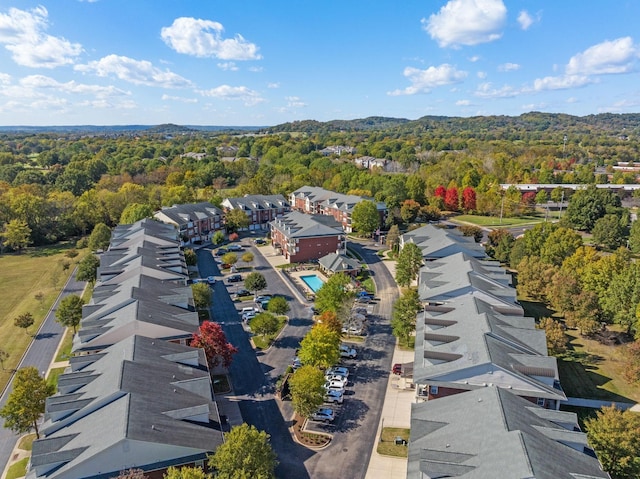 3201 Aspen Grove Dr Unit L8, Franklin, TN 37067 - birds eye view of property with a view of trees