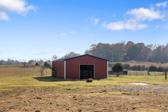 1883 Sawgrass Ln, Chapel Hill, TN 37034 - view of pole building featuring fence and a rural view