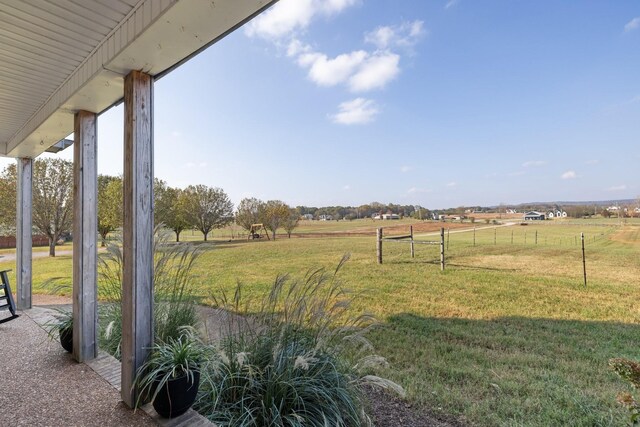 1883 Sawgrass Ln, Chapel Hill, TN 37034 - view of yard with fence and a rural view