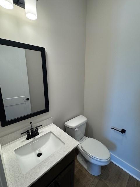5738 Lennis Ln, Murfreesboro, TN 37129 - bathroom with vanity and wood finished floors