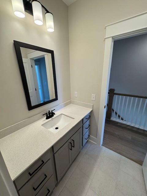 5738 Lennis Ln, Murfreesboro, TN 37129 - bathroom featuring vanity and tile patterned floors