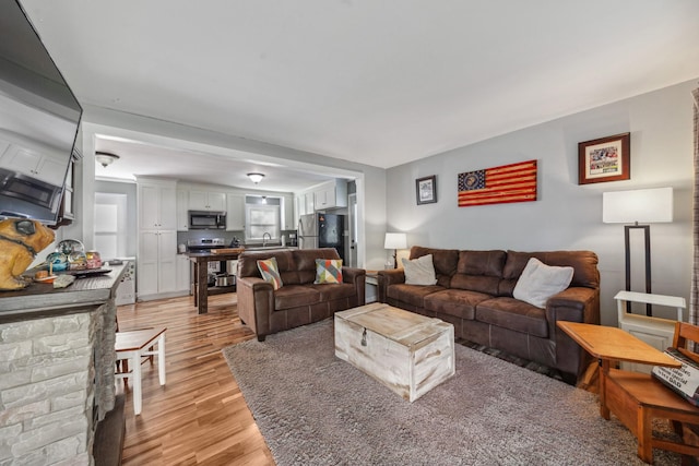 102 Lakeside Dr, Columbia, TN 38401 - living room with light wood-style floors