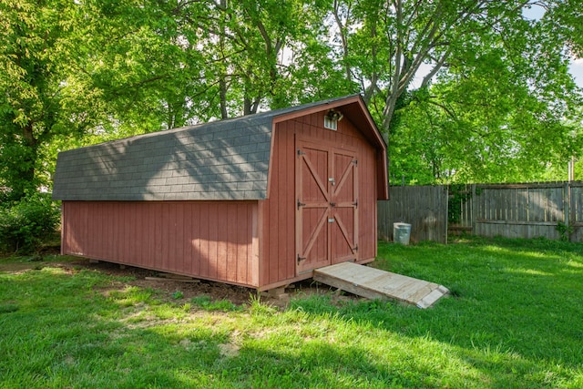 102 Lakeside Dr, Columbia, TN 38401 - view of shed featuring fence