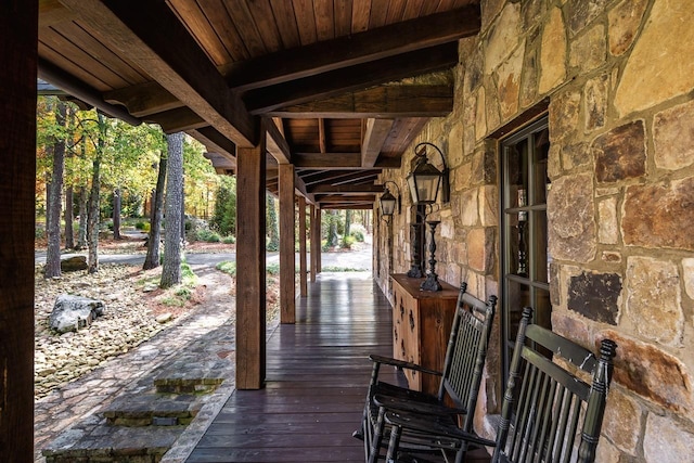 view of deck