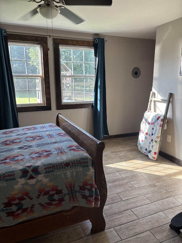 1684 Fletcher Rd, Estill Springs, TN 37330 - bedroom featuring light wood-style flooring and a ceiling fan