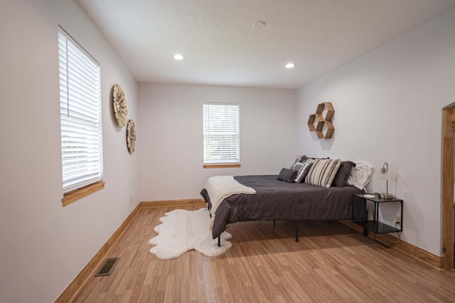 2281 Jefferson Rd, Smithville, TN 37166 - bedroom featuring baseboards, recessed lighting, and light wood finished floors