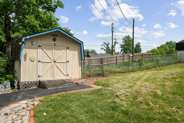 93 Hilltop Dr, Columbia, TN 38401 - view of shed featuring fence