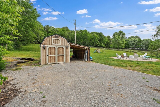 3055 Carters Creek Pike, Franklin, TN 37064 - view of shed featuring a carport