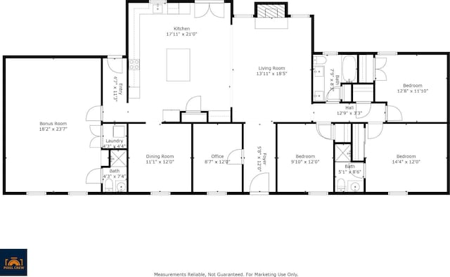 3055 Carters Creek Pike, Franklin, TN 37064 - floor plan / room layout