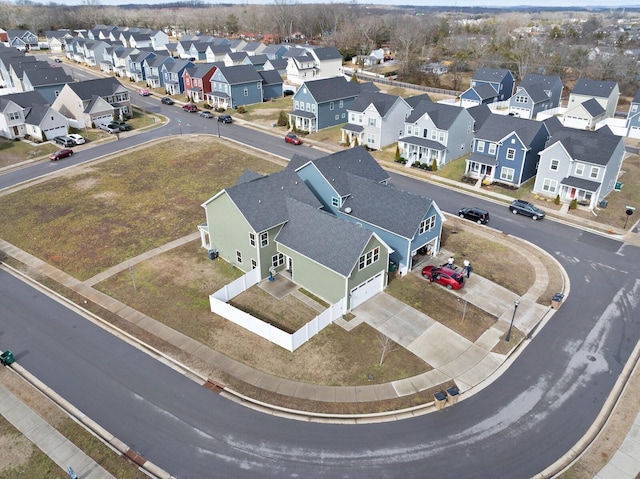 birds eye view of property featuring a residential view