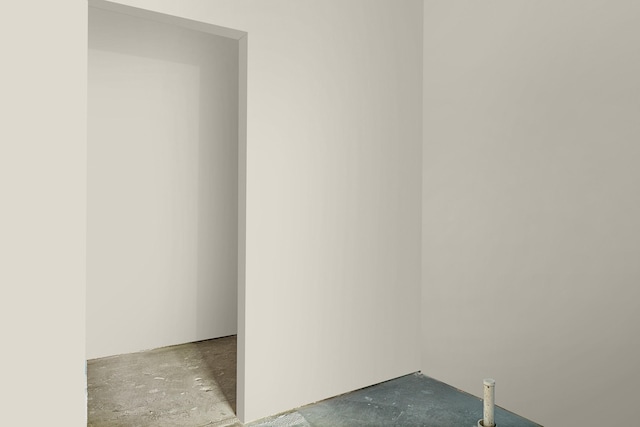 view of spare room