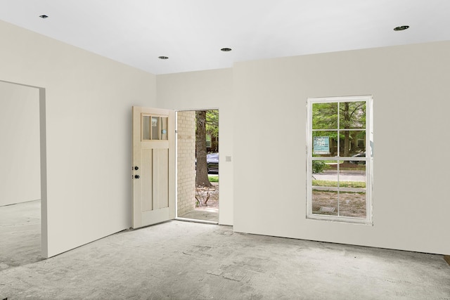 view of unfurnished room