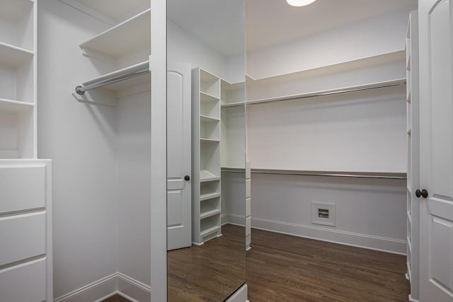 9710 Onyx Ln, Brentwood, TN 37027 - spacious closet with dark wood-style floors