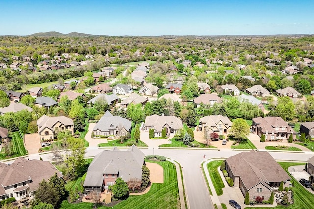 9710 Onyx Ln, Brentwood, TN 37027 - bird's eye view featuring a residential view