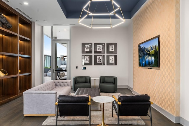 building lobby with visible vents