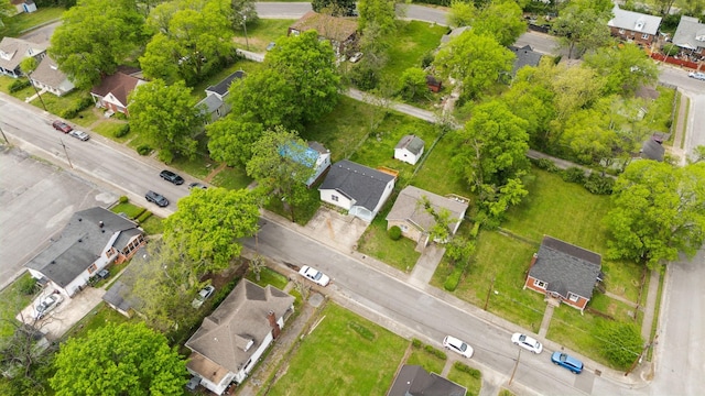 aerial view featuring a residential view