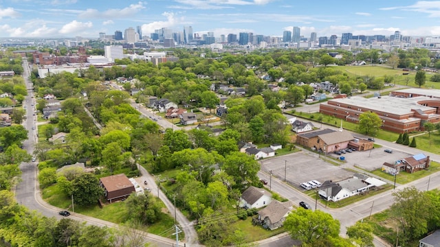 bird's eye view featuring a view of city