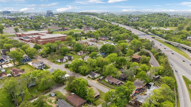 bird's eye view featuring a residential view