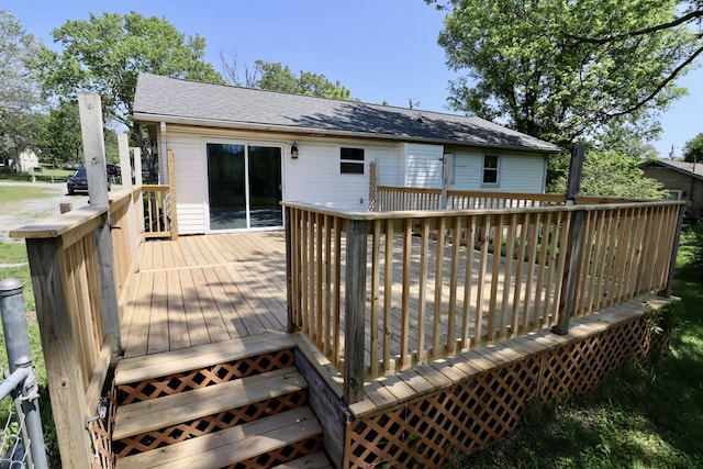 view of deck