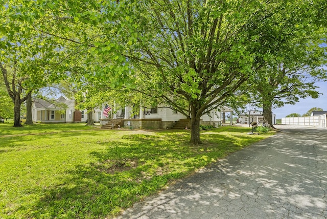view of yard