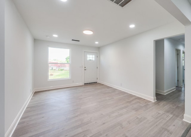117 Apollo Ct W, Antioch, TN 37013 - spare room with light wood-type flooring, recessed lighting, baseboards, and visible vents