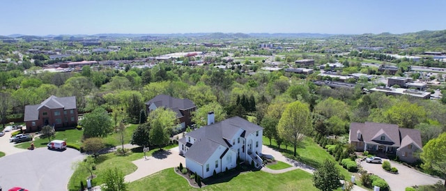 bird's eye view featuring a residential view
