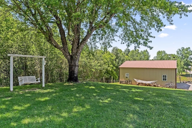 view of yard
