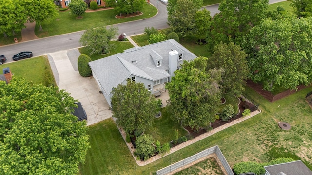 drone / aerial view
