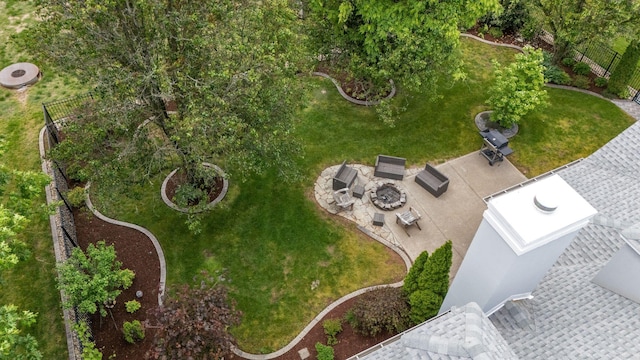 aerial view