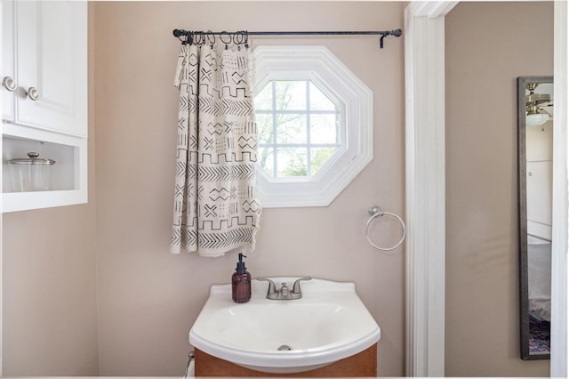 bathroom with a sink