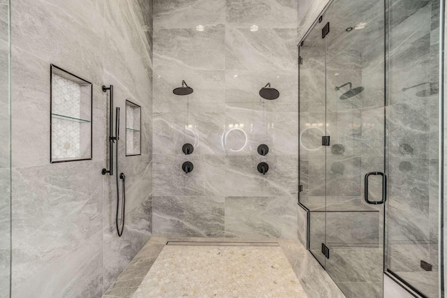 full bath with a stall shower