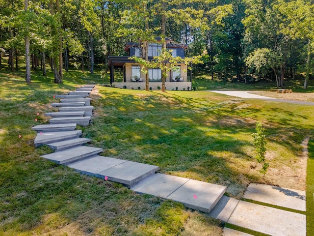 view of yard