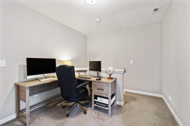 411 Barbaro Ct, Burns, TN 37029 - office area with carpet flooring, baseboards, and visible vents
