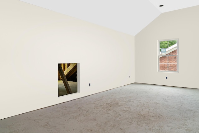 2145 Cason Ln, Murfreesboro, TN 37128 - spare room featuring carpet floors and lofted ceiling