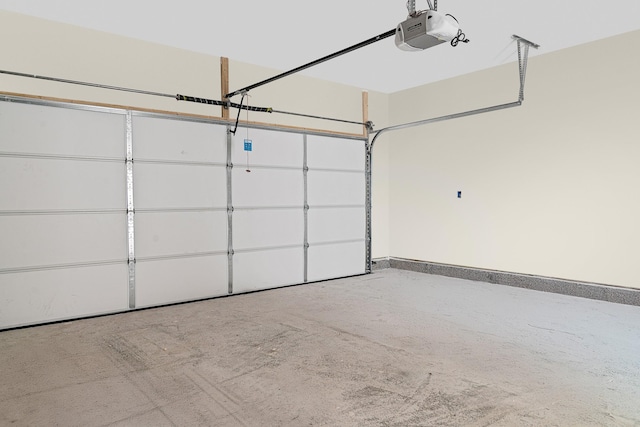 2145 Cason Ln, Murfreesboro, TN 37128 - garage with baseboards and a garage door opener
